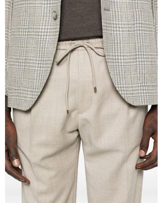 Briglia 1949 Natural Pleated Trousers for men
