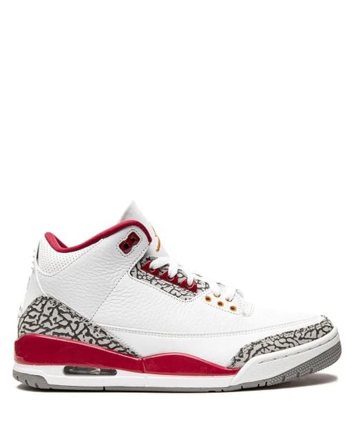 Nike White Air 3 "Cardinal" Sneakers