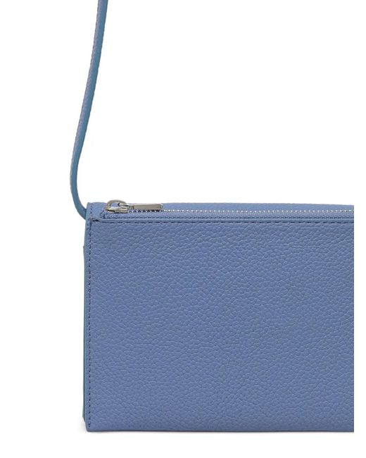 DKNY Blue Logo-Plaque Wallet