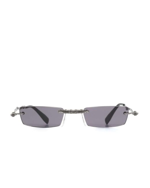 Kuboraum Metallic Mask H41 Rectangle-frame Sunglasses