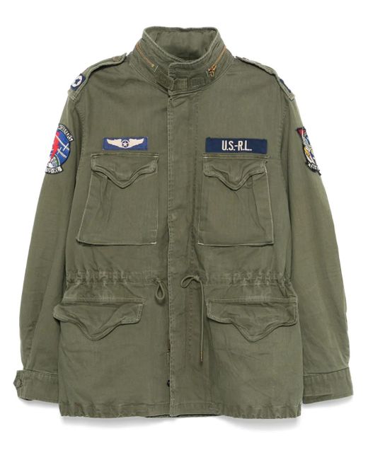 メンズ Polo Ralph Lauren パッチディテール ジャケット Green