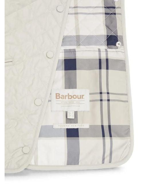 Barbour Gray Cashel Quilted Jacket