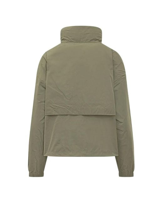 K-Way Green Aubette Memory Touch Zip Jacket