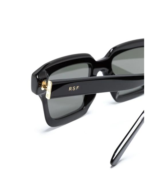 Retrosuperfuture Black Giardino Square-Frame Sunglasses