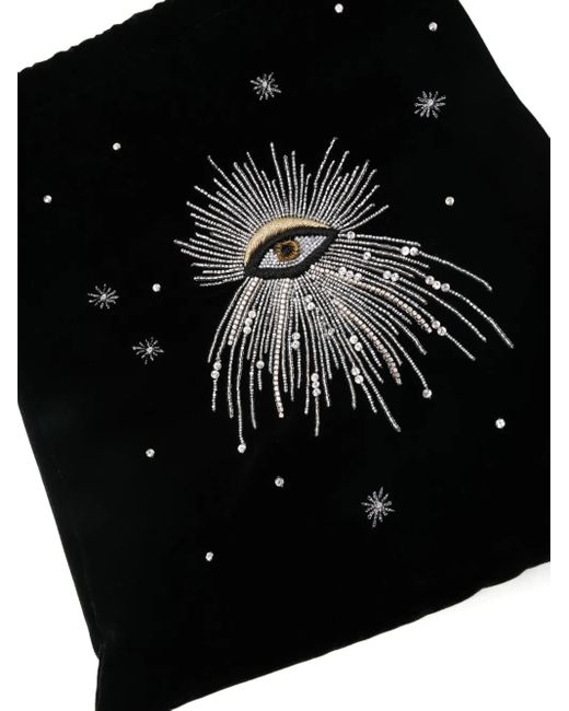 HAMOULET Black Hamsa Handtasche