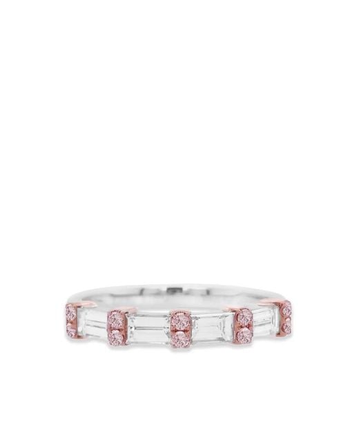 HYT Jewelry White 18K Diamond Band Ring