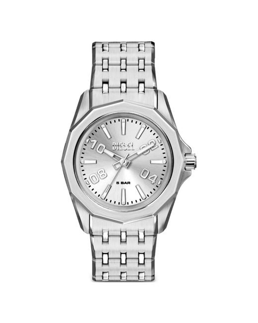 DIESEL White Stinger 44Mm Watch for men