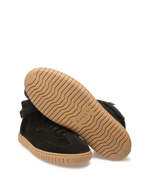Bally Black Calf Suede Sneaker for men