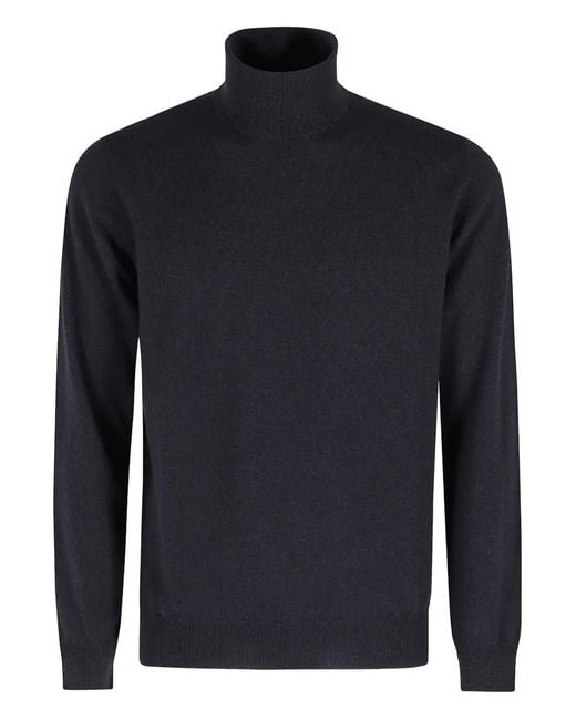 FILIPPO DE LAURENTIIS Blue Turtleneck Sweater for men