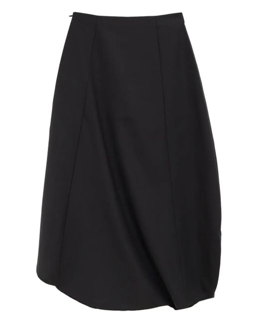 Paloma Wool Black Side Slit Balloon Mileto Skirt