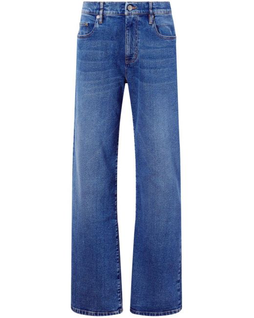 Proenza Schouler Ellsworth Straight Jeans in het Blue