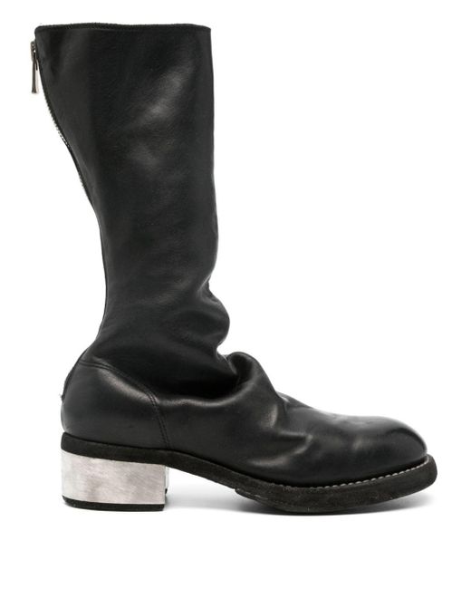 Guidi Black 45mm Leather Boots