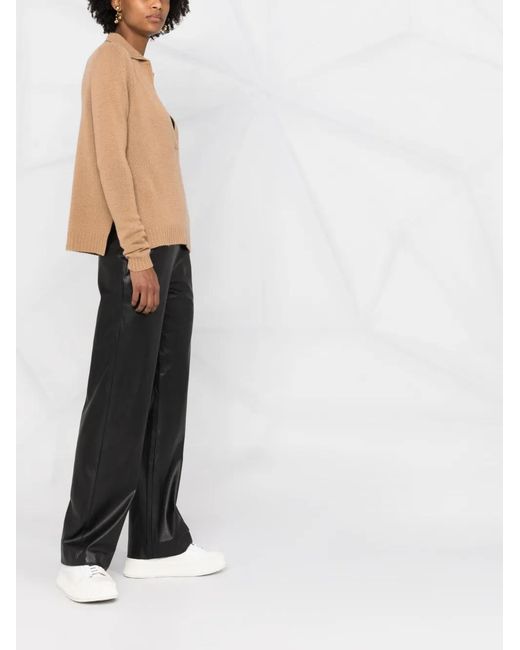 Allude Natural Sweatshirt With Logo