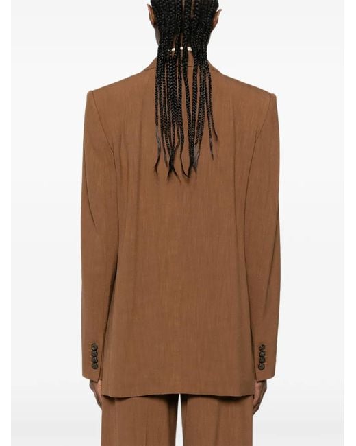 Etro Brown Notched-Lapel Jacket