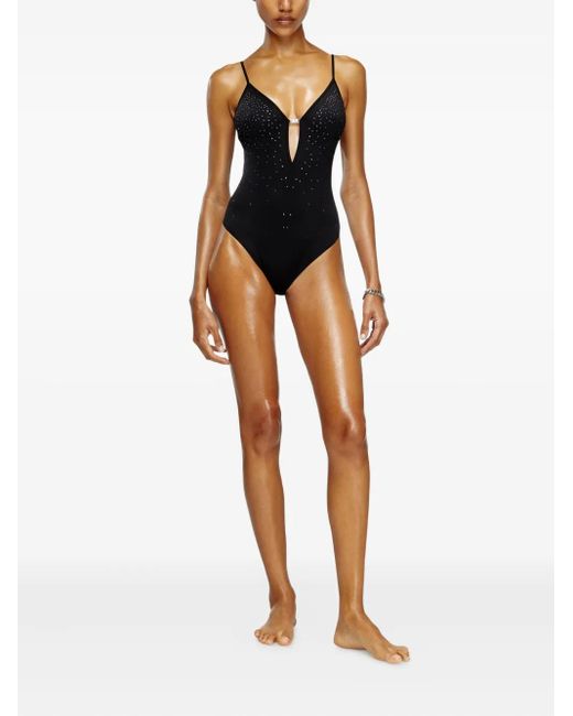 DIESEL Black Oval-D Bodysuit