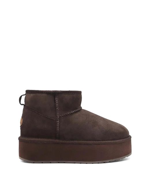 EMU Brown Platform Boots