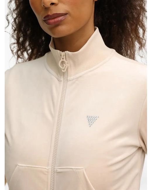 Guess Natural Sweat À Ornements Strassés