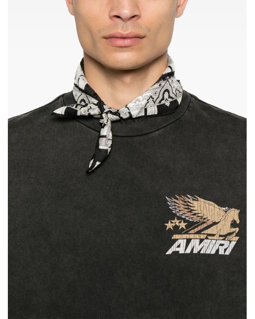 Amiri Black T-Shirts And Polos for men