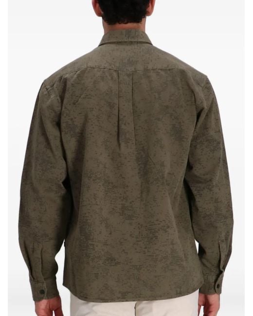 Boss Green Printed Button-Up Shirt for men