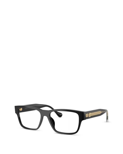 Versace Black Rectangle Frame