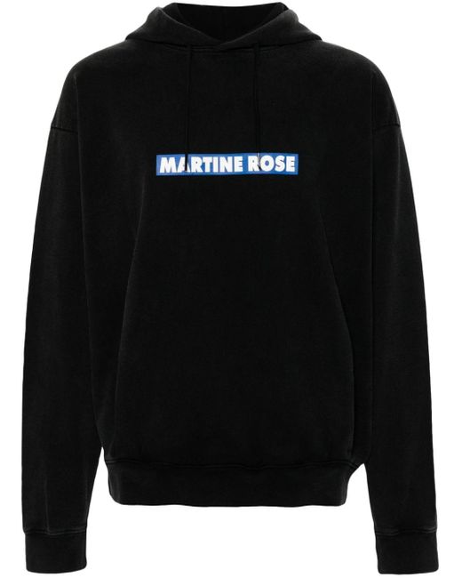 Martine Rose Black Classic Hoodie for men