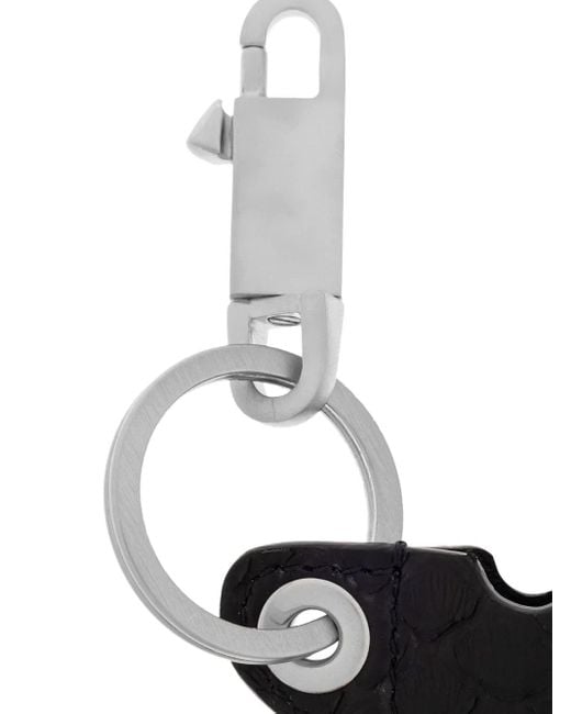 Rick Owens パイソンパターン キーホルダー White