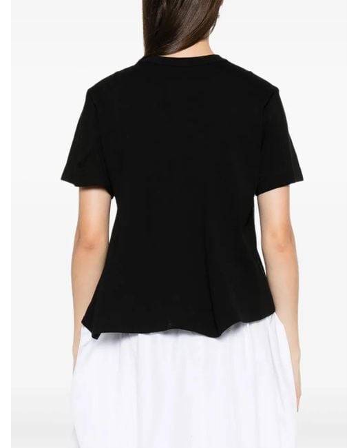 T-Shirt À Volants Sacai en coloris Black