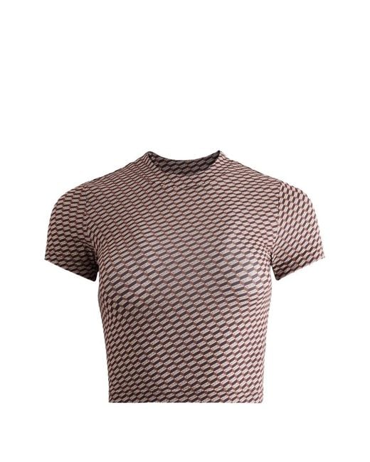 Kith Brown Mulberry Sheer Monogram T-Shirt