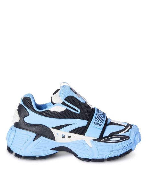 Off-White c/o Virgil Abloh Slip-on Sneakers in het Blue