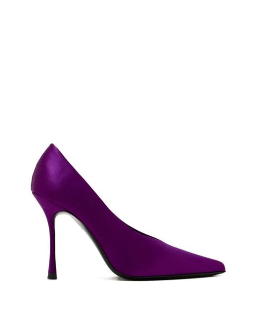 Jude Purple Kiss Satin Pumps