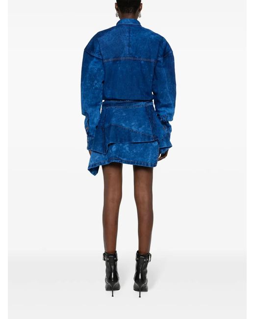 Vivienne Westwood Blue Meghan Faded Mini Dress