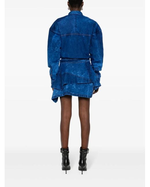 Vivienne Westwood Blue Meghan Faded Mini Dress