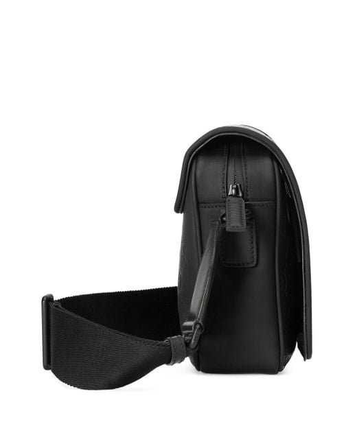 Gucci Black GG-logo Crossbody Bag for men