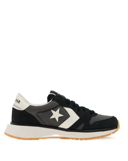 Converse Black Star-Patch Sneakers