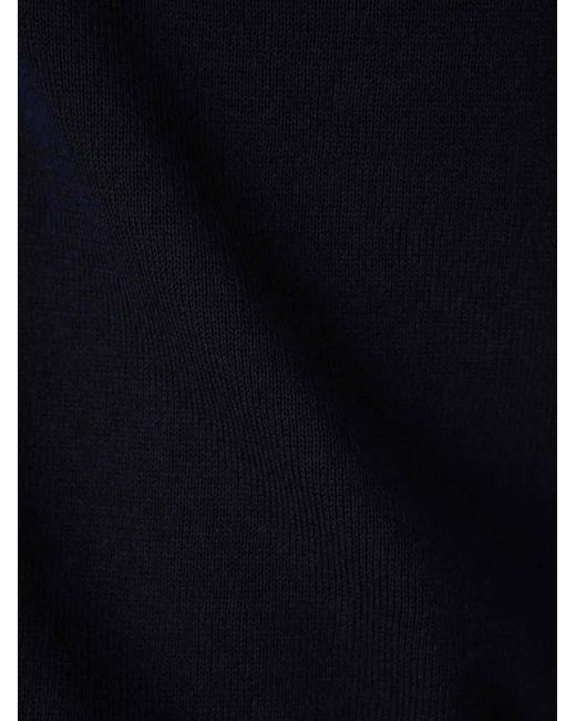 Zanone Kurzärmeliger Pullover in Blue für Herren