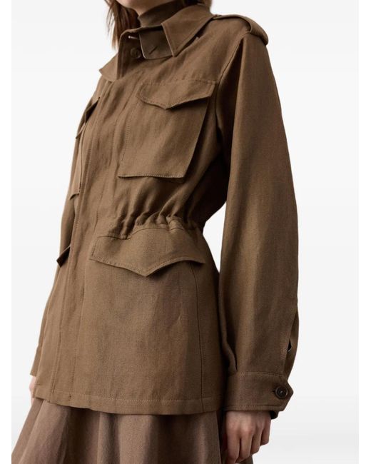 Ralph Lauren Brown Multiple-Pocket Field Jacket