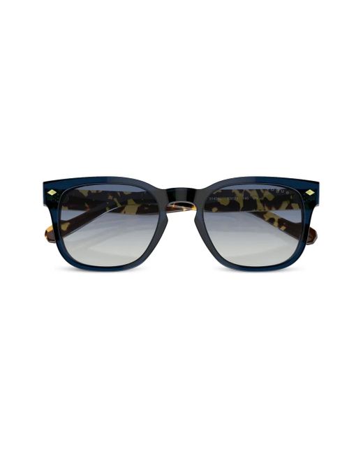 Vogue Eyewear Blue Tortoiseshell-Effect Square-Frame Sunglasses for men
