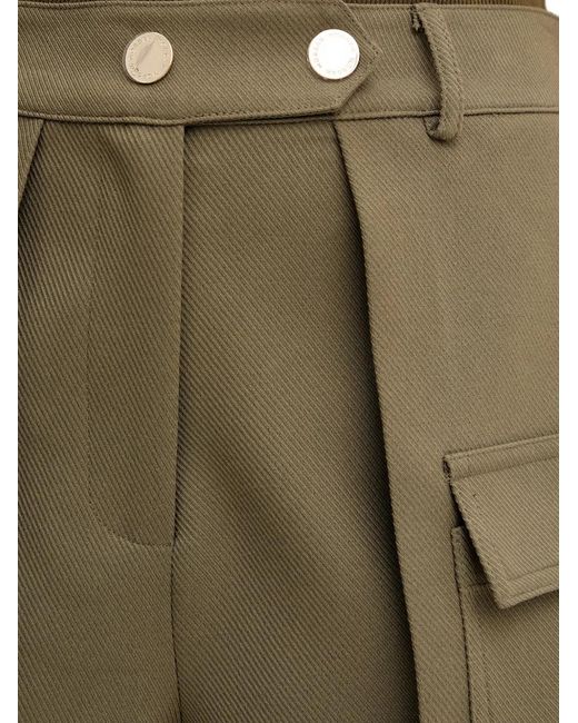 Morgan Natural Shonau Flap-Pocket Shorts