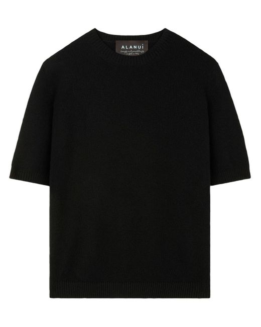 Alanui A Finest Knit Tシャツ Black