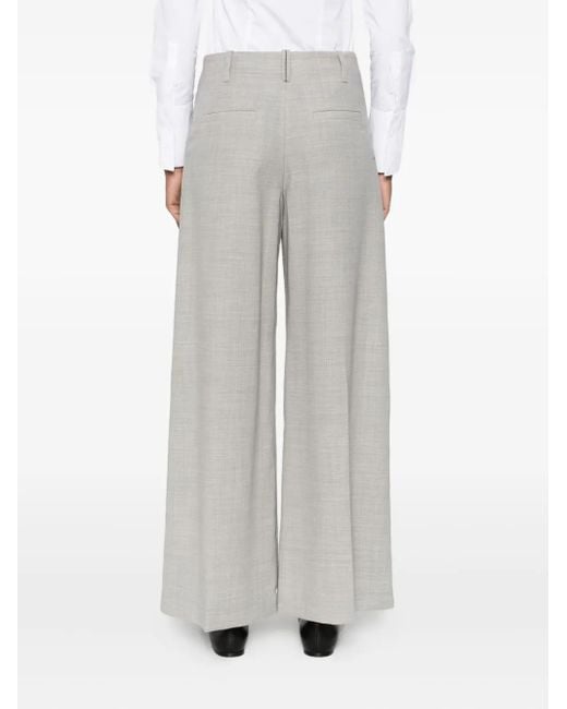 Brunello Cucinelli プリーツ ワイドパンツ Gray
