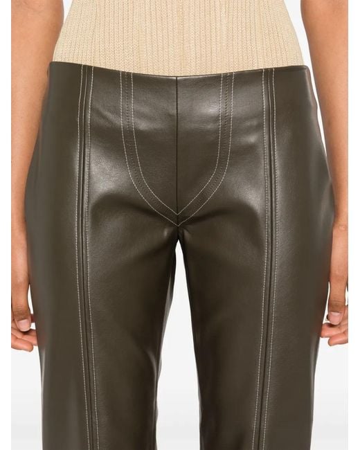 Elena Velez Gray Flared Trousers