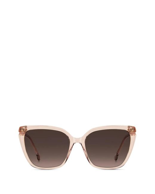 Carolina Herrera Pink Cat-Eye-Frame Sunglasses