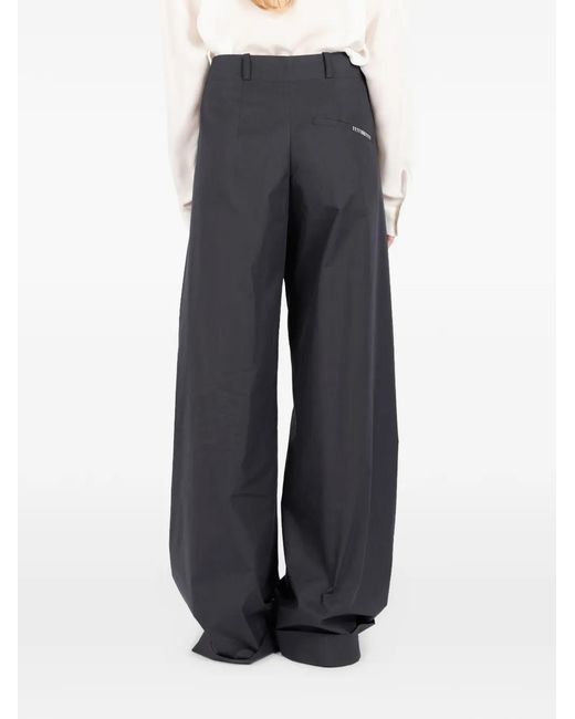 Societe Anonyme Blue Wide Leg Trousers