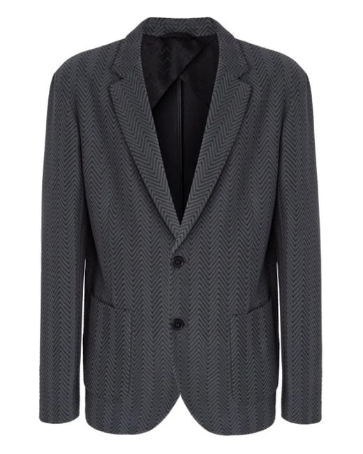 Missoni Black Single-Breasted Blazer for men