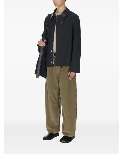 Studio Nicholson Blue Dani Zip-Through Collar Jacket for men