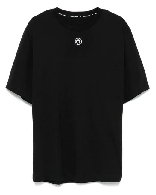 MARINE SERRE T-Shirt Mit Mond-Logo in Black für Herren