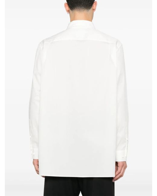 メンズ Y-3 ポプリン シャツ White