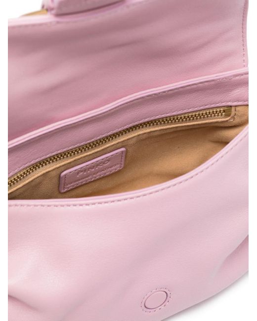 Borsa a spalla Joan mini di Pinko in Pink