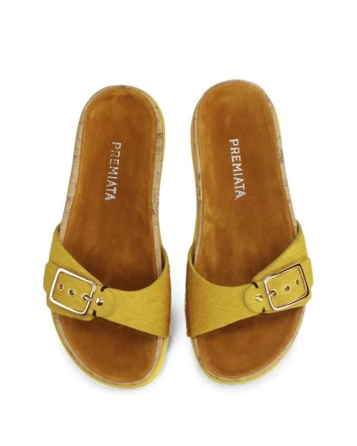 Premiata Metallic Pony-Skin Slippers