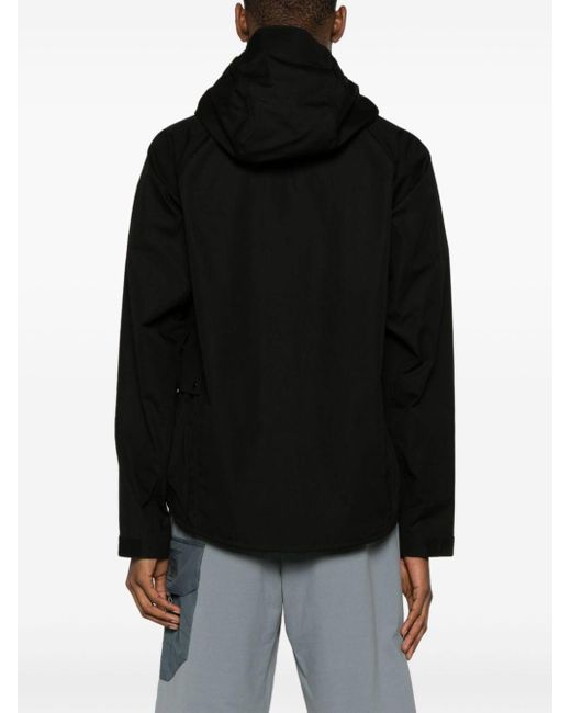 C P Company Black Metropolis Series Hyst Hooded Jacket for men